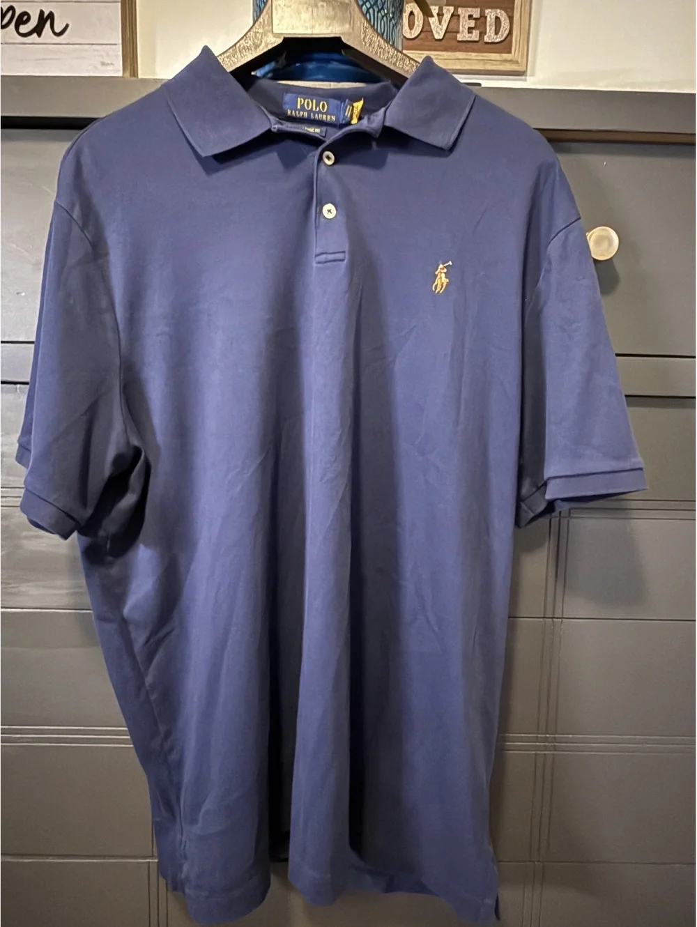 Polo Ralph Lauren Classic Fit Navy Blue Polo Shirt XL